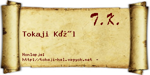 Tokaji Kál névjegykártya